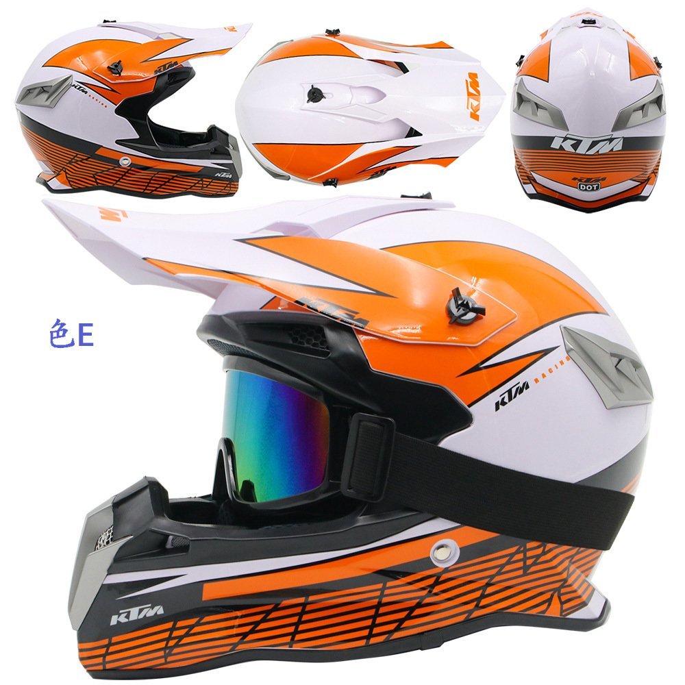 TZX442* new goods goggle attaching ~ off-road helmet man and woman use size 8 сolor selection possible bike helmet full-face 