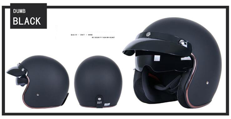 TZX250★オートバイレトロハーフシェルヘルメットバイクオープンフェイスヘルメット男性と女性野球帽スタイルのヘルメット4色_画像2