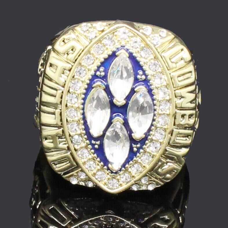 ZJM237 NFL贈り物 記念品 新品指輪 リング 16号～28号 ファッション ステンレス鋼 指輪 ダラス・カウボーイズ Champion _画像1