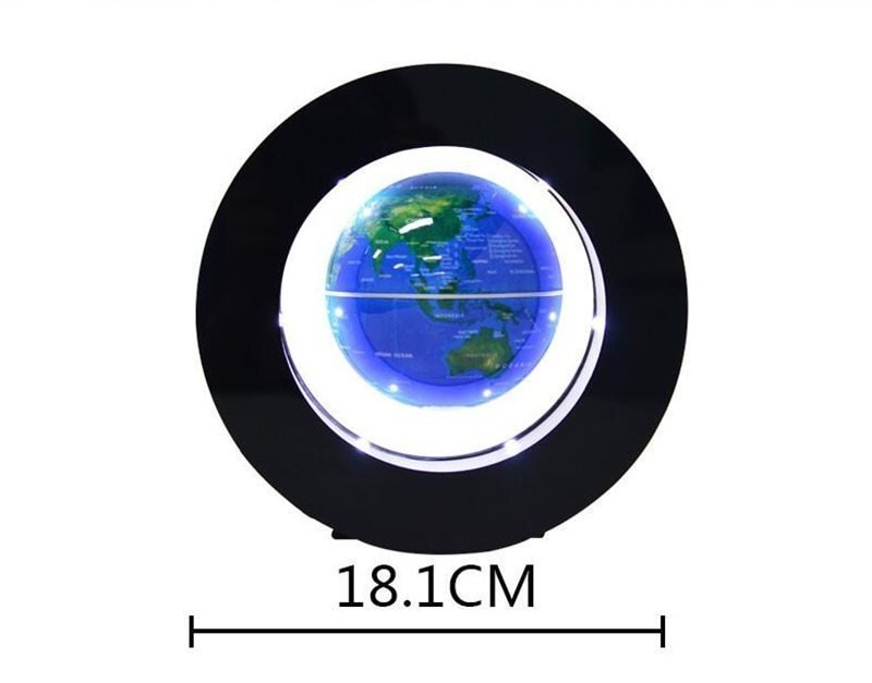 cjx35★めちゃオシャレ☆彡 浮遊する地球儀のオブジェ 置物 インテリア 学習 地図 LED 磁気 ナイトライト【US PLUG】 _画像3