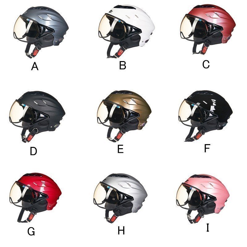 TZX632★軽量かっこいい バイクヘルメット半帽ジェットヘルメット 高品質　おしゃれ日焼け止め　アンチショツク男女兼用多色選択可能L_画像3