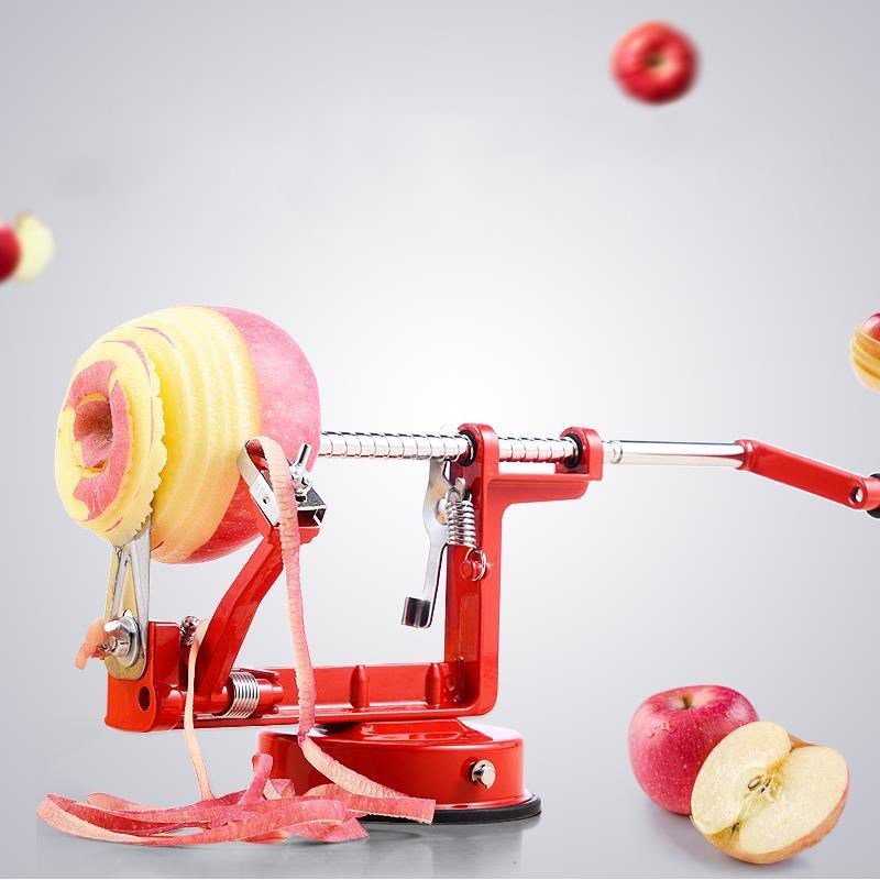 PYD178★りんごやガイモジャの皮むき器マシン キッピーラー チン 調理器具 スライサー 料理 色はランダム_画像1