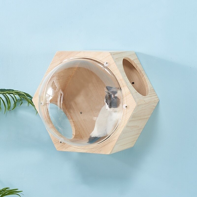 PYD310* kit house . cat house wall hexagon .to-kik stereo wop wooden furniture 