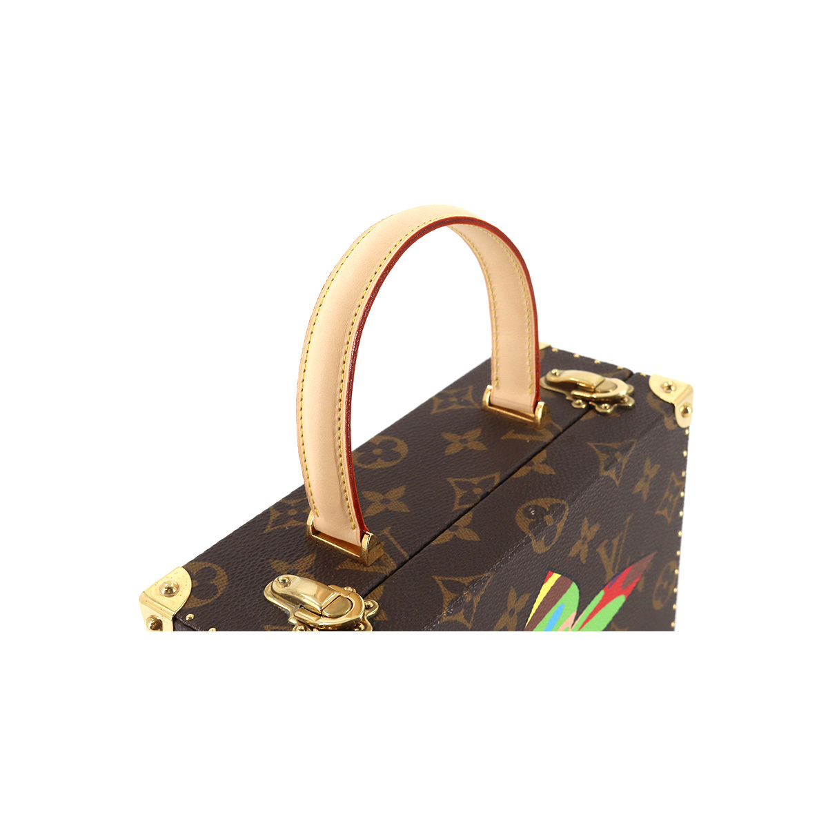 新品同様 ルイ ヴィトン LOUIS VUITTON モノグラム フラワーハットマン ...