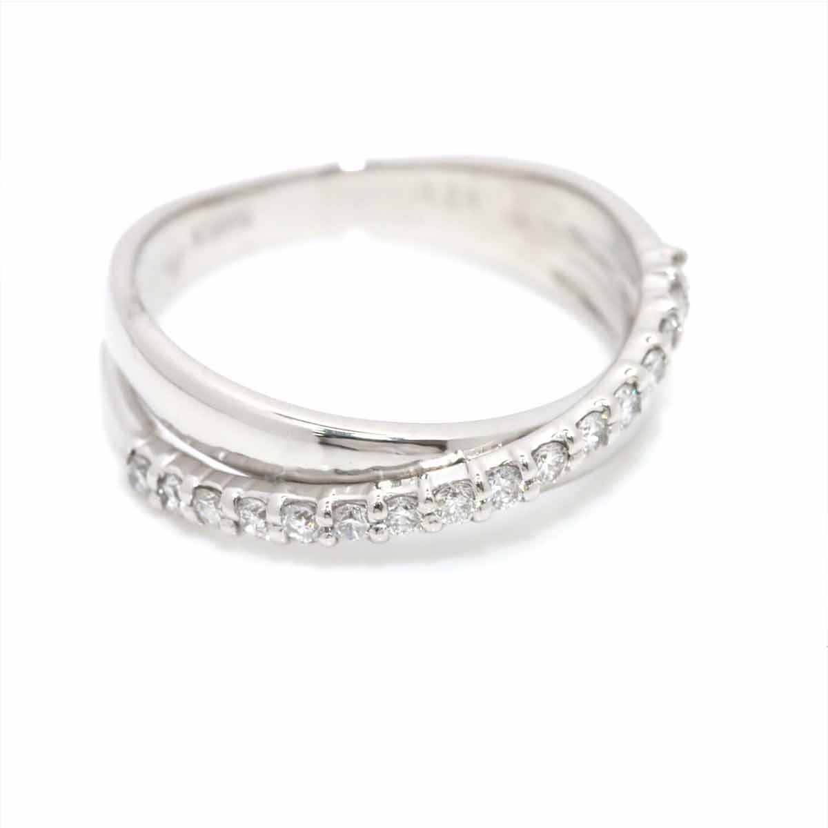 ポンテヴェキオ Ponte Vecchio 9号 ダイヤ 0.24ct リング K18 WG