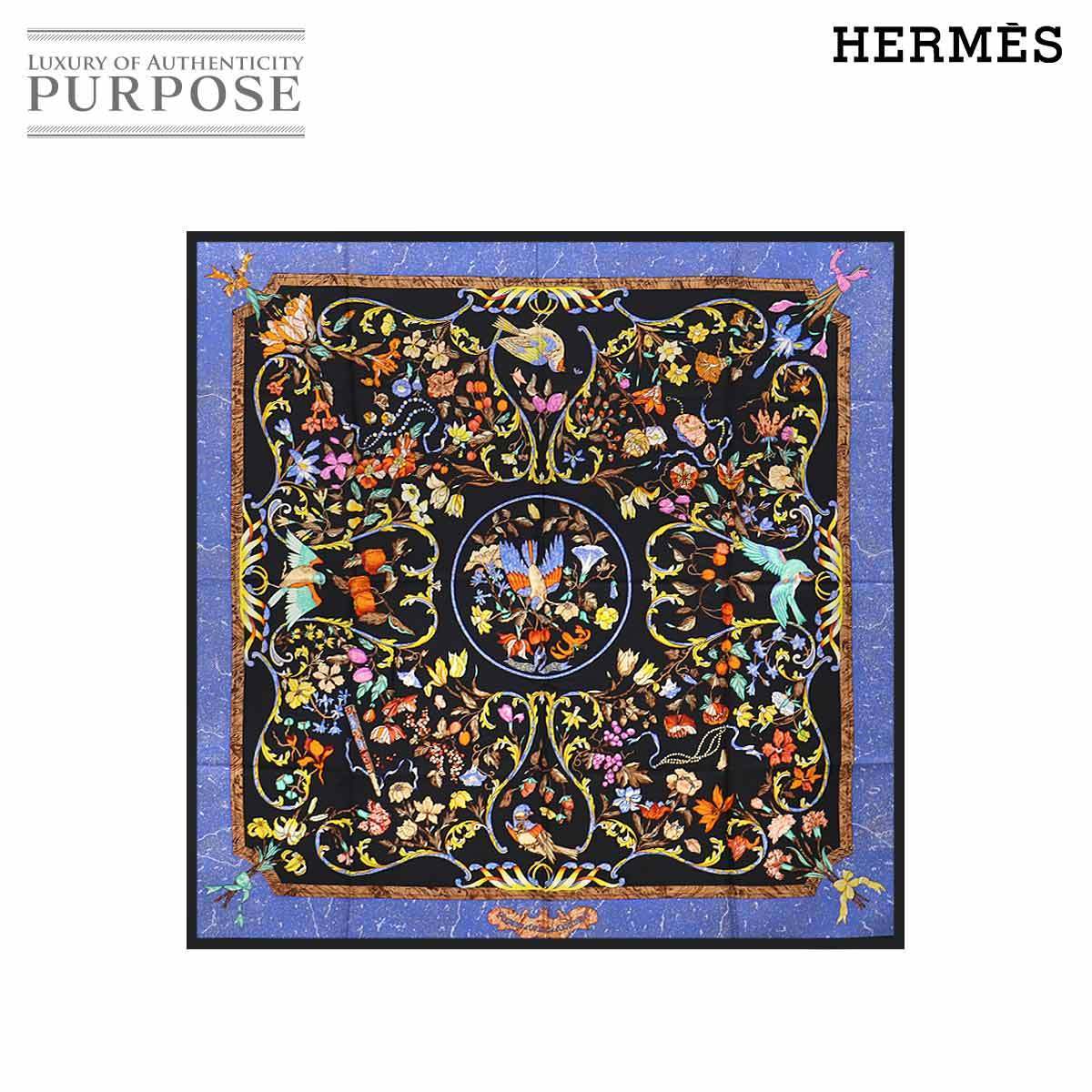 エルメス HERMES スカーフ カレ90 東洋の石と西洋の石細工-