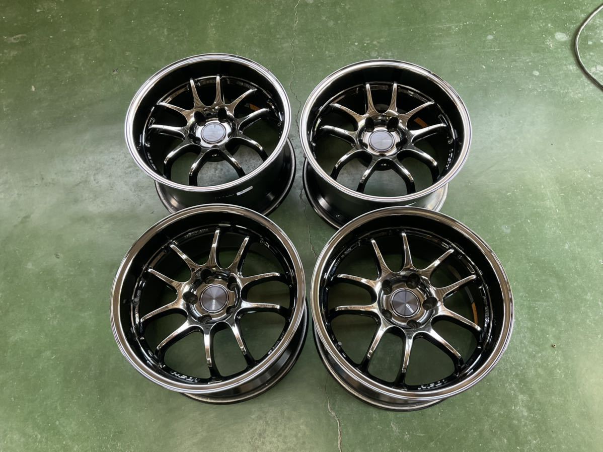 エンケイ PF01 エボ 17インチ アルミホイール9.5J +22 R32 R33 R34