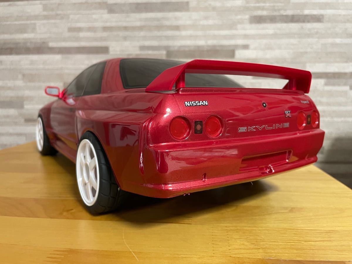 タミヤ 日産 スカイライン GT-R ( R32 ) ボディ レッド メタリック