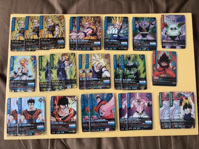 データカードダス ドラゴンボールZ 爆レア&激レアセット55枚 minnade