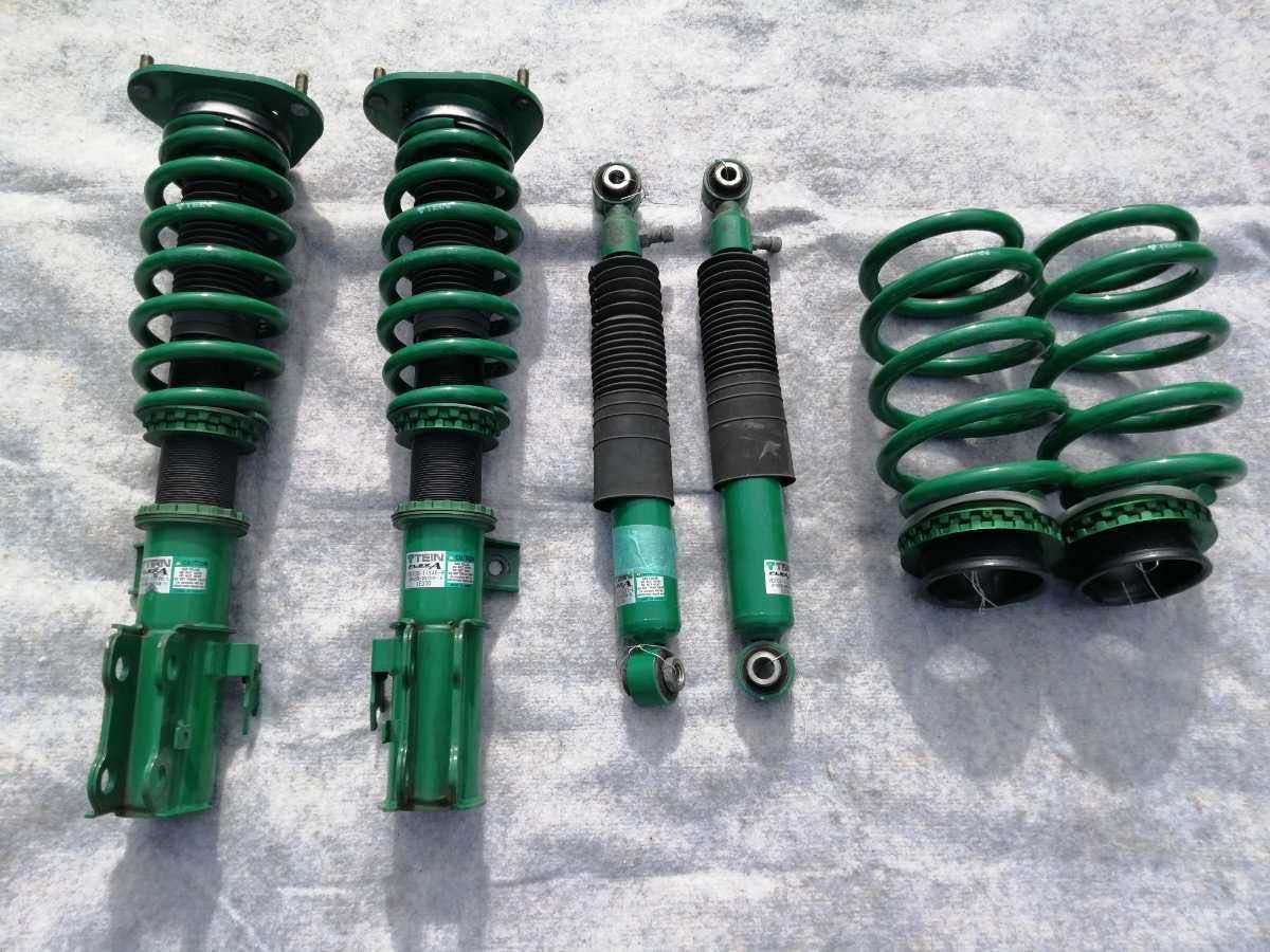 送料無料 TEIN車高調FLEX Aアルファード AGH30W 1台分セット