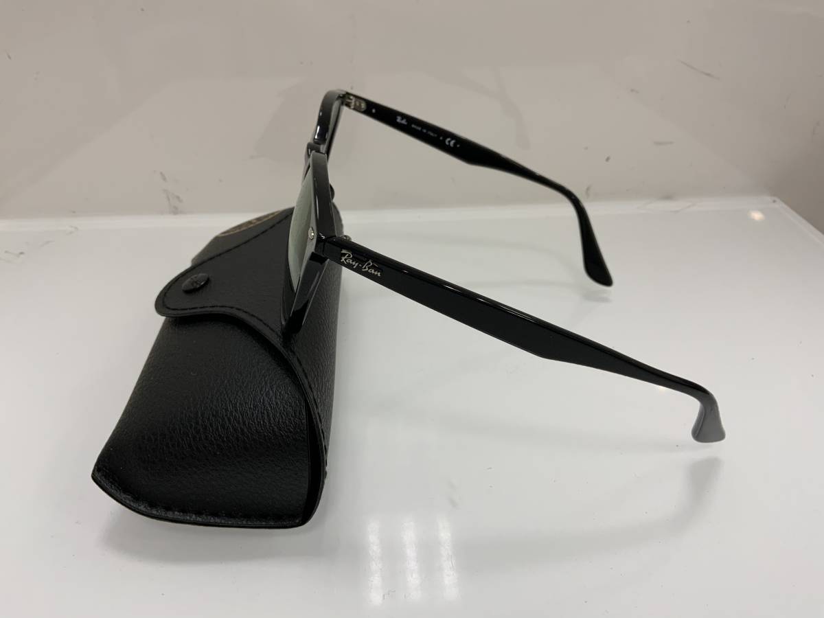 売り切り！RayBan レイバンサングラス RB4258F 601/2 52 ブラック/ライトグリーン 正規品 アジアンフィット 送料込み 