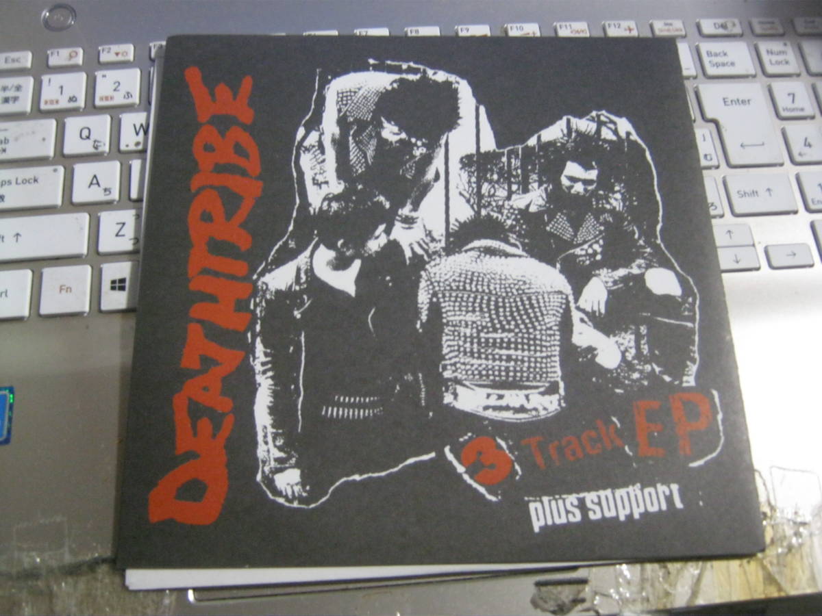 DEATHTRIBE : Kriegshg / 3 Track EP Plus Support : 警告 Split7“ _画像1