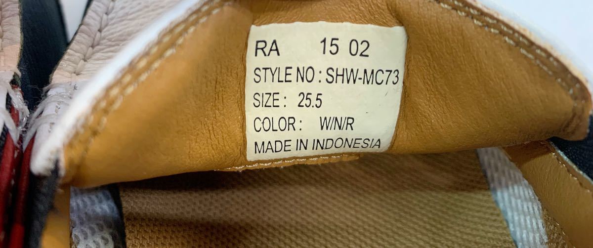 SHW-MC73 ヨネックス紳士メンズ靴スリッポン25.5cmウォーキングシューズYONEXパワー クッション 長期保管品 未使用 トリコロール靴シューズ