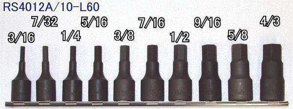 在庫有 コーケン(Ko-ken) RS4012A/10-L60 ヘックスビットソケットセット 代引発送不可 税込特価