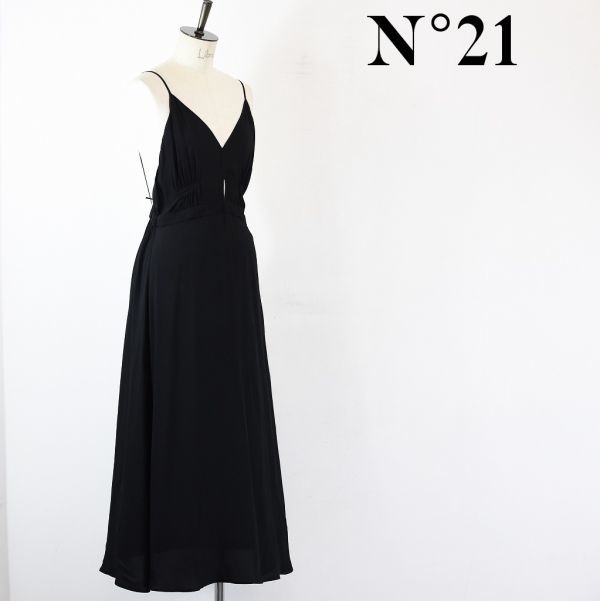 SS A1840 N°21 ヌメロヴェントゥーノ キャミソール ロング ワンピース