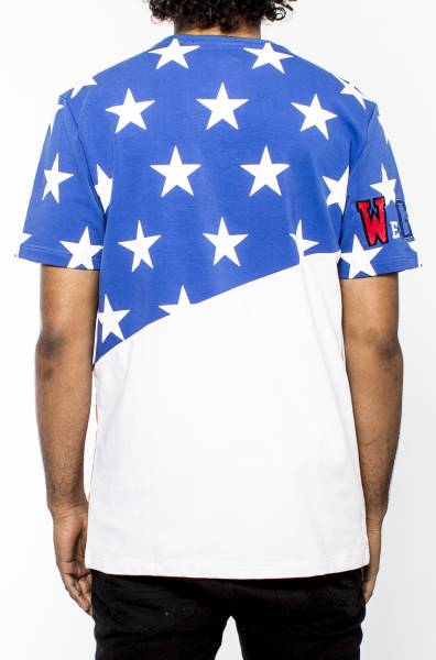 AU53)HUDSON NYC OUTERWEAR APE STARS&STRIPES Tシャツ半袖(H1051515)/大きいサイズ/S/_画像2