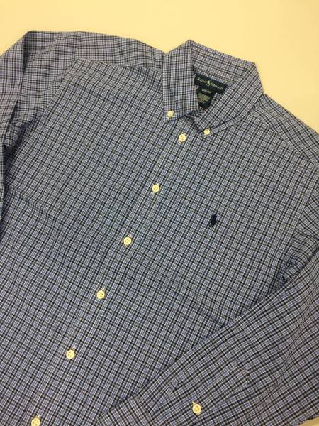 新品 8976 boy's L(16/18)サイズ 長袖 シャツ polo ralph lauren ポロ ラルフ ローレン チェック_画像2