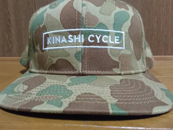 ☆木梨サイクル KINASHI CYCLE 帽子 キャップ カモフラージュ柄 57-59ｃｍ☆_画像1