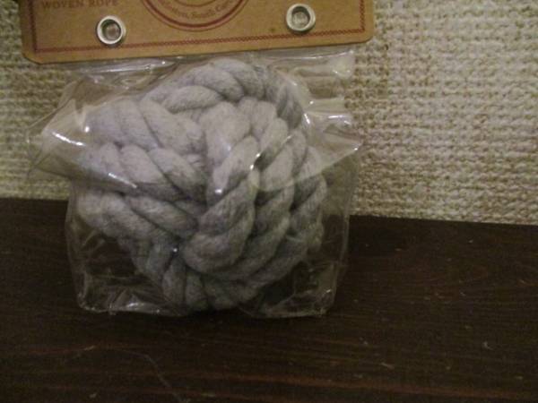  dog for toy ball type rope toy small gray 73017S