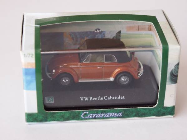 Cararamakala llama 1/72 VW Beetle Cbriolet Soft Top BROWN METALLIC