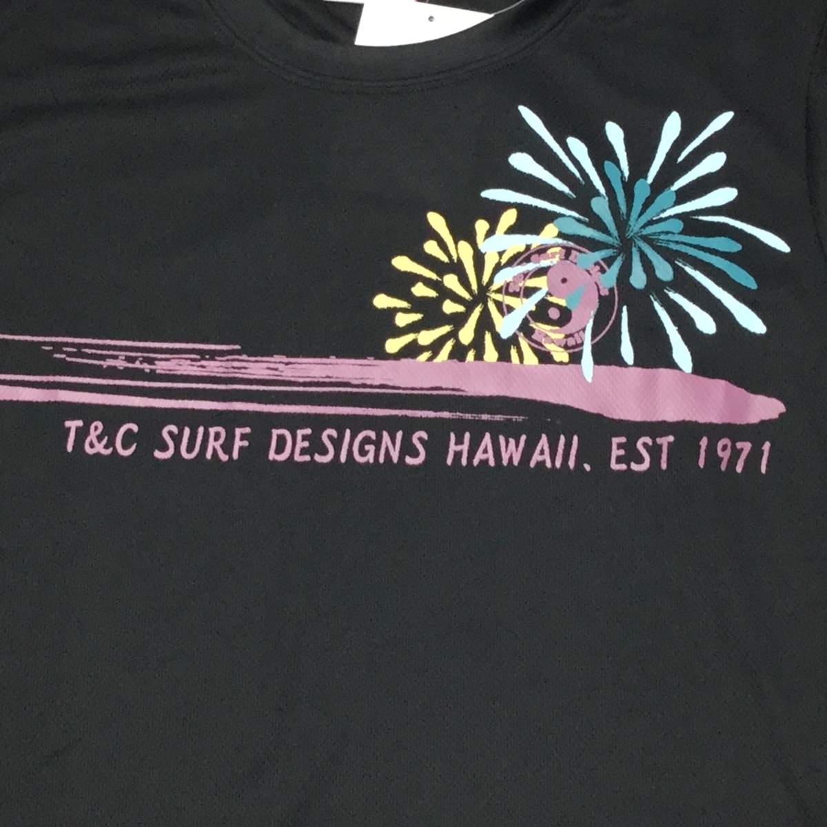 【送料無料】【新品】T&C Surf Designs レディース半袖Tシャツ　　L　　ブラック★TCA12220_画像3