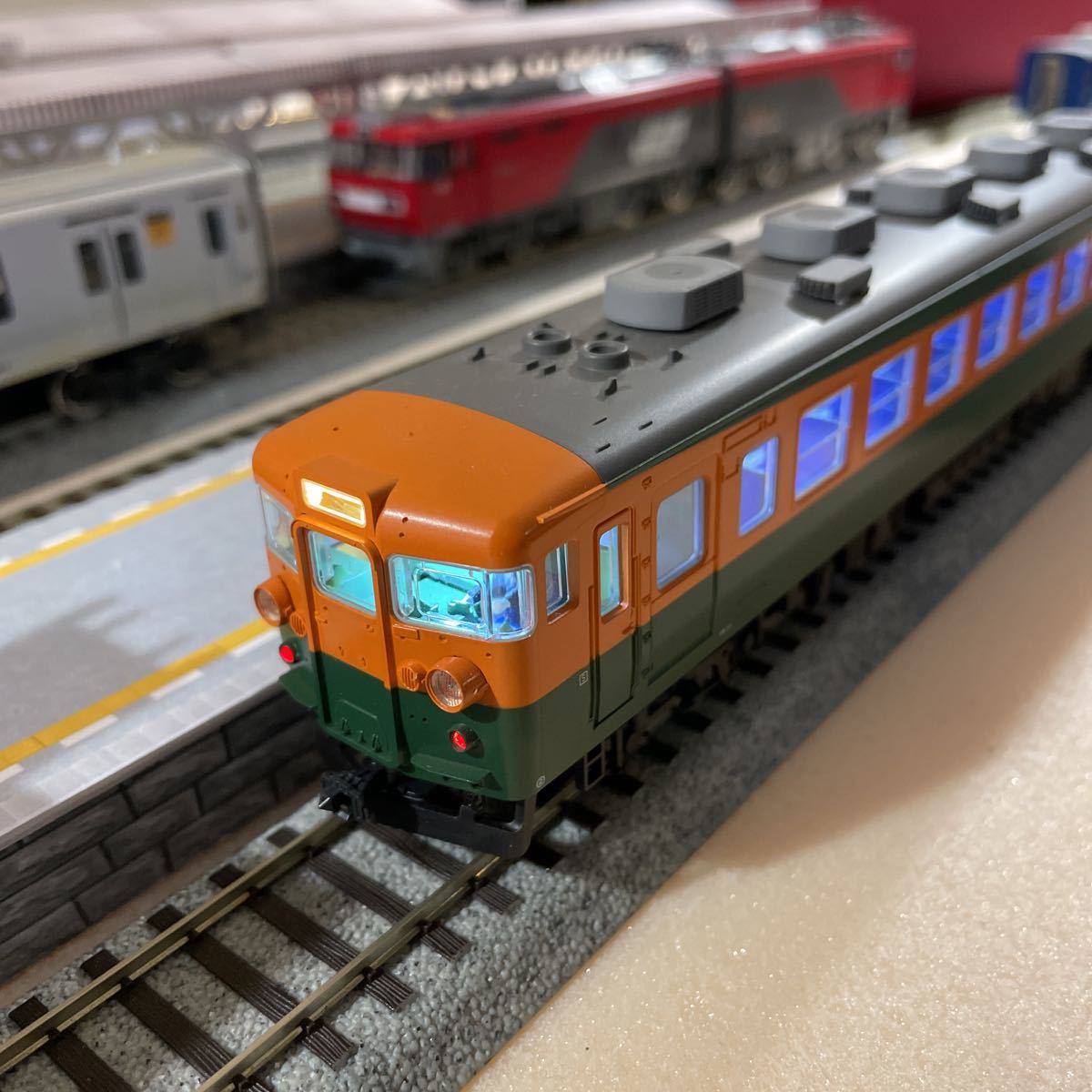 KATO HOゲージ 165系急行形電車 7両セットDCC仕様