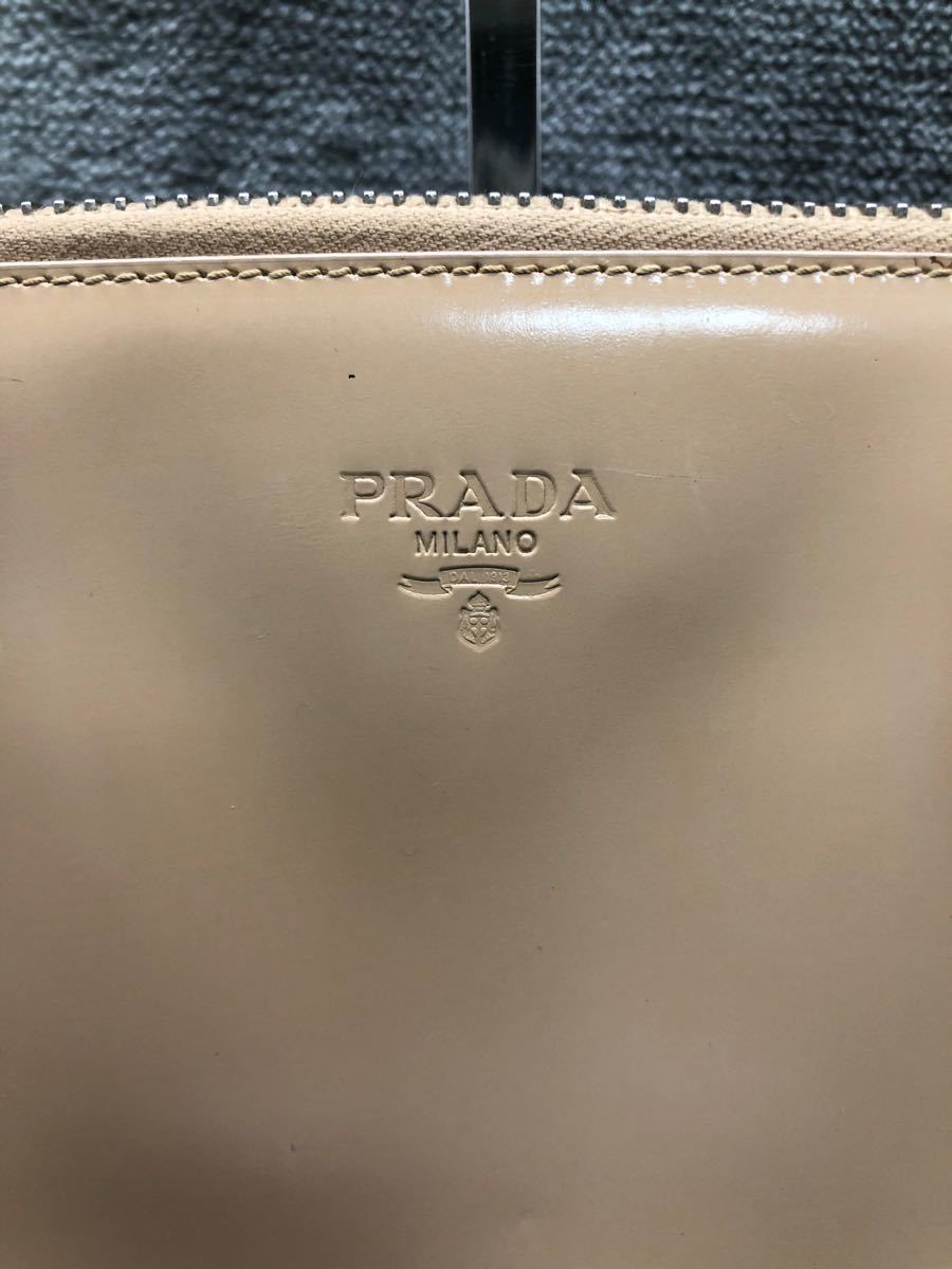 PRADAプラダ エナメルレザー トートバッグ ギャランティカード PRADAプラダ エナメルレザー トートバッグ ギャランティカード