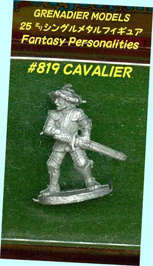 ▲★#819 CAVALIER・Fantasy Personalities 25㍉ メタル人形★GRENADIER MODELS★一次流通 新品未開封未使用 絶版 超貴重レア 美品◆◆★_画像5