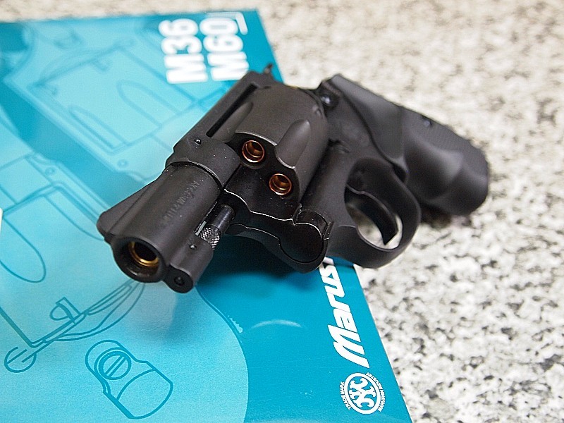 マルシン GAS S&W M36 チーフSP 2in HW 6mmBB Xカート 現行ロット品