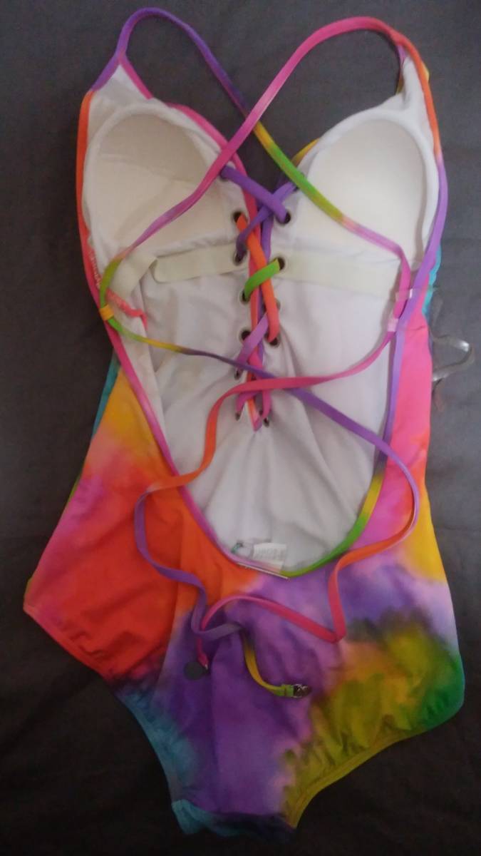 新品・未使用】BILLABONG x CLEO レインボー ワンピース 水着 M www
