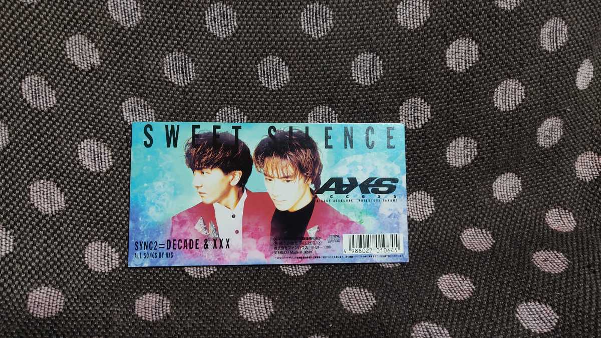 access　SWEET SILENCE　シングルCD　東京発送　小物69_画像1