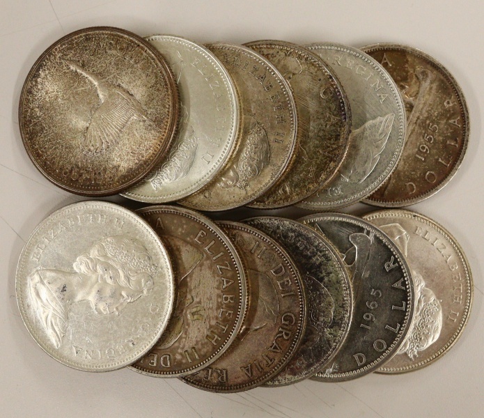 カナダ 1ドル硬貨 エリザベス2世