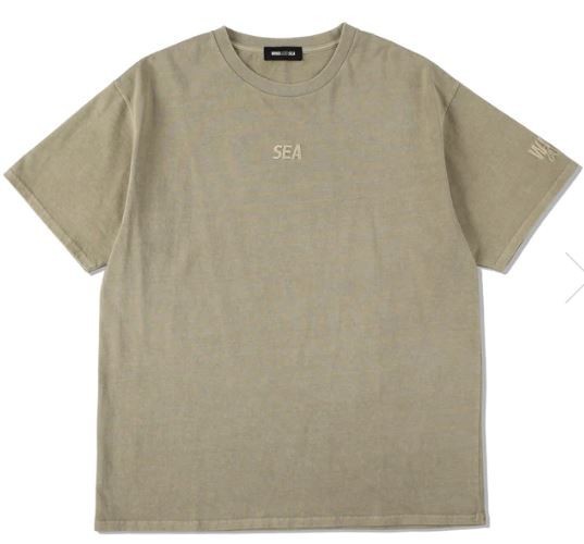 WIND AND SEA PIGMENT-DYE S/S TEE Charcoal WDS-11th-CS-04 L WIND AND SEA PIGMENT-DYE S/S TEE Charcoal WDS-11th-CS-04 L