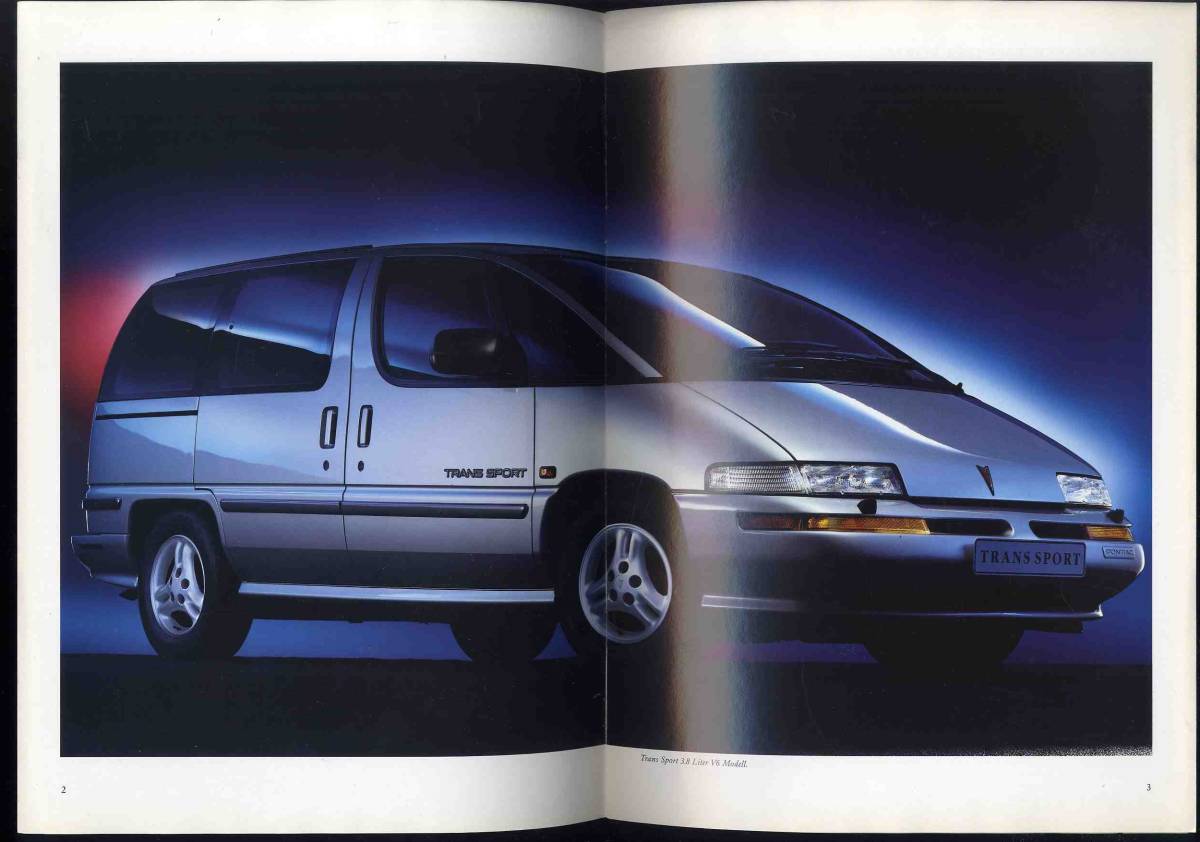 [b5228]95.8 Opel version Pontiac trance port (TRANS SPORT) catalog 