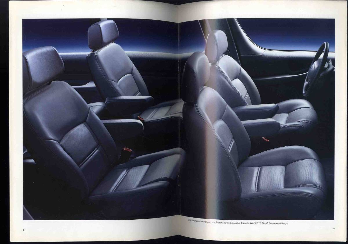 [b5228]95.8 Opel version Pontiac trance port (TRANS SPORT) catalog 