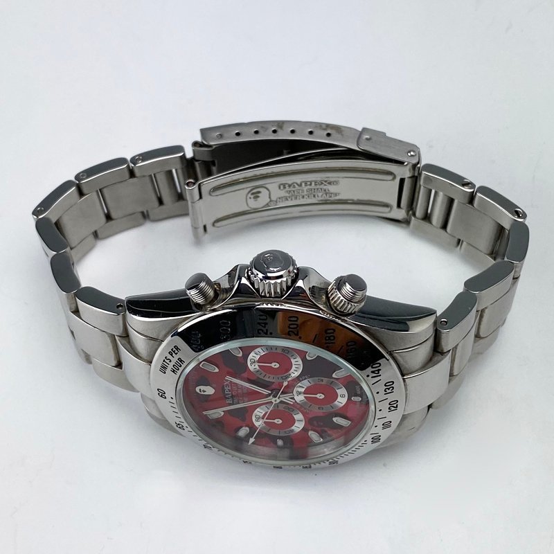 WEB限定】 BAPEX デイトナ カラーカモ赤 その他 - abacus-rh.com