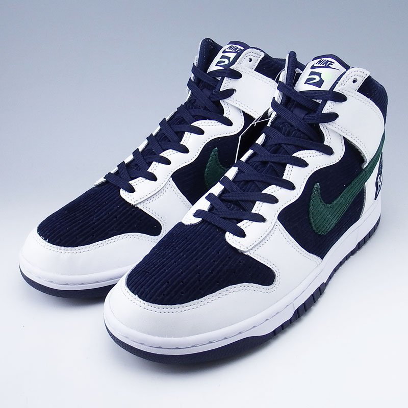 未使用品 NIKE DUNK HIGH PRM EMB DH0953-400 US10 28cm ナイキ ダンク