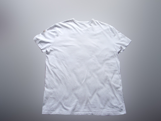 MONCLER レトロボックス ロゴプリント Tシャツ MENS ホワイト XXL モンクレール 中古 苫小牧西店_画像5
