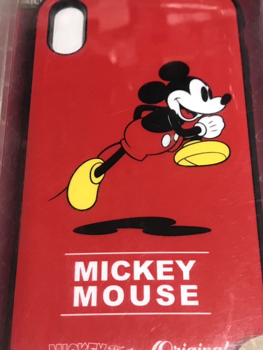 匿名送料込 iPhoneXs MAX用カバー ケース ディズニー Disney ミッキーマウス Mickey Mouse レッド アイホン アイフォーンXsマックス/MA4_画像4