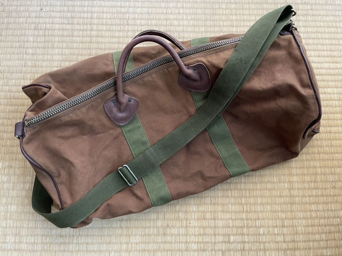 50s〜60s L.L. Bean Duffle Bag 筆記体タグ_画像1