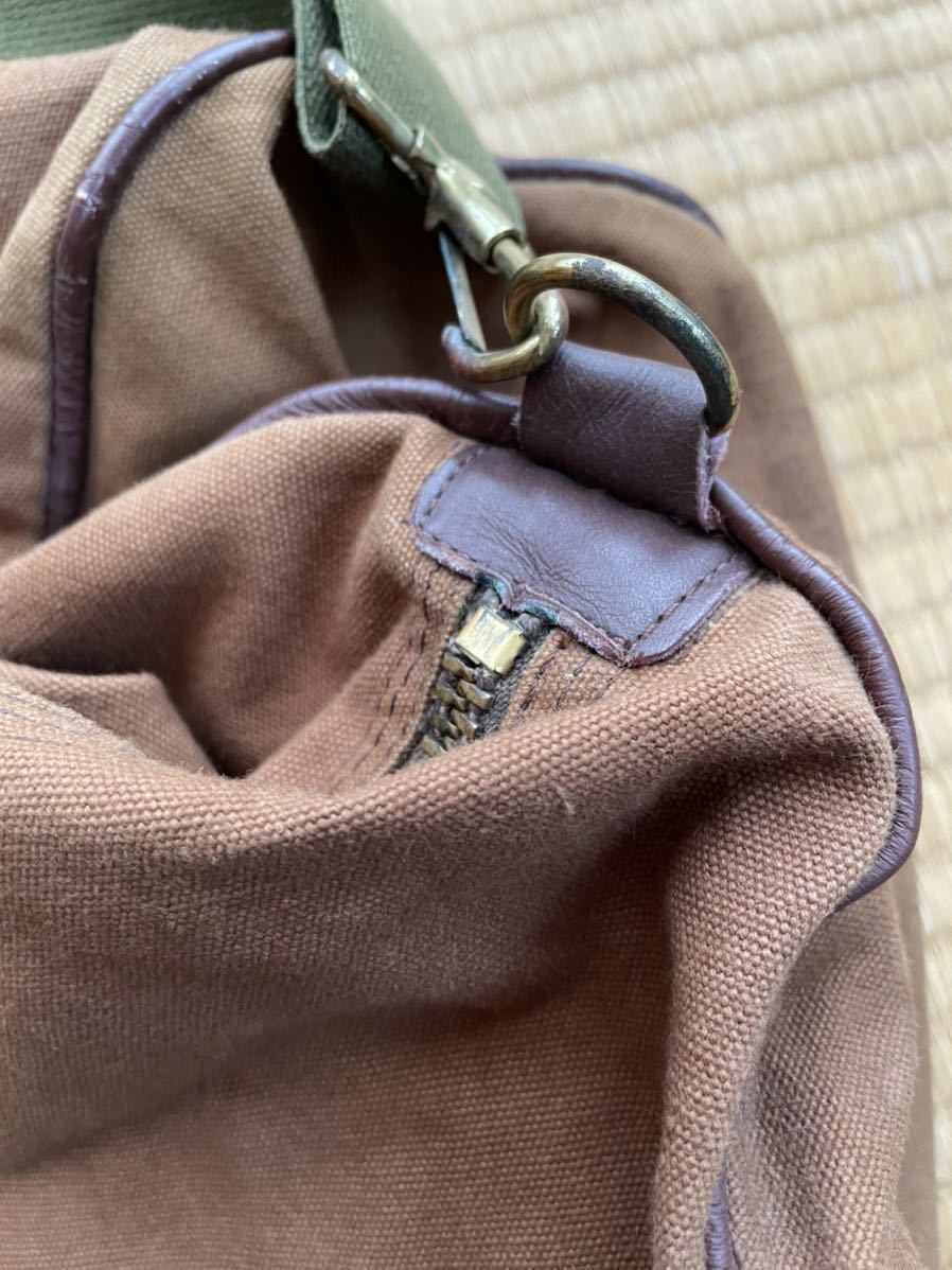 50s〜60s L.L. Bean Duffle Bag 筆記体タグ_画像8