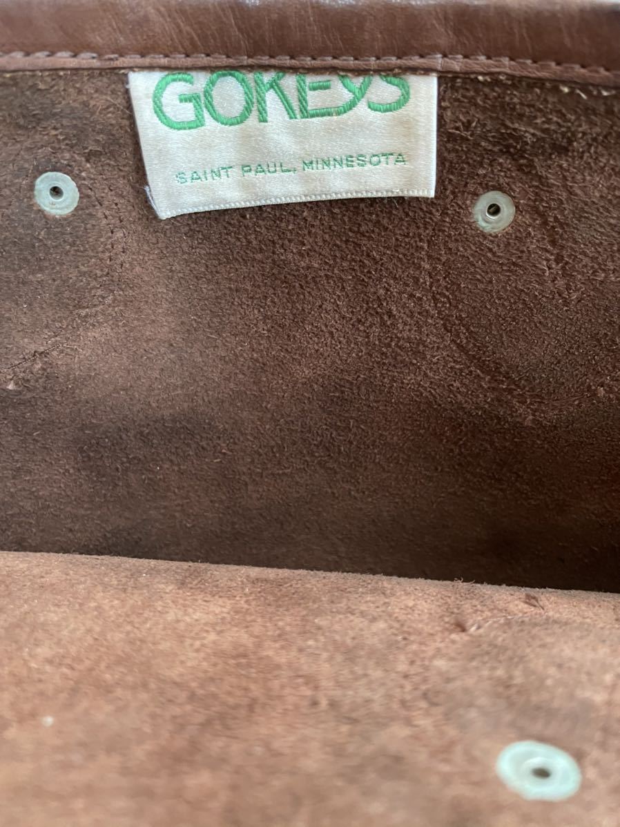 希少 GOKEYS 60s 70s オールレザー トートバック LLBEAN 型