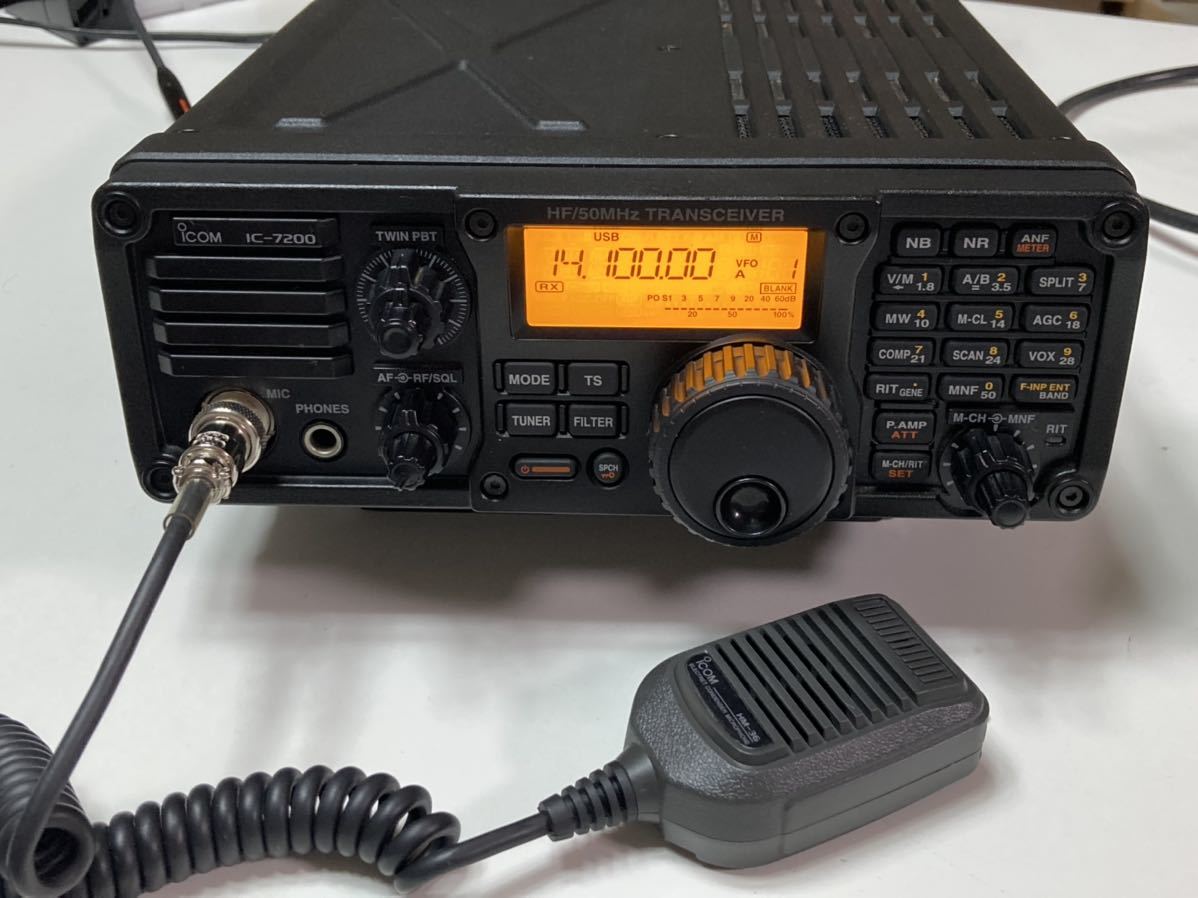 Deskripsi barang ICOM/アイコム IC-7200 HFオールバンド +50MHz