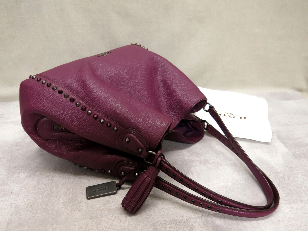 ○超美品○新品同様○COACH コーチ○37037 イーディー○スタッズ