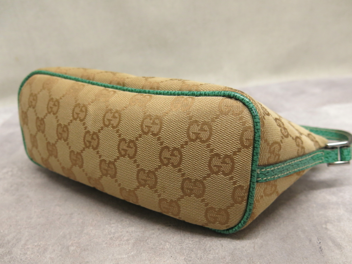 ○超美品○新品同様○GUCCI グッチ○GG キャンバス カーフ レザー 本革