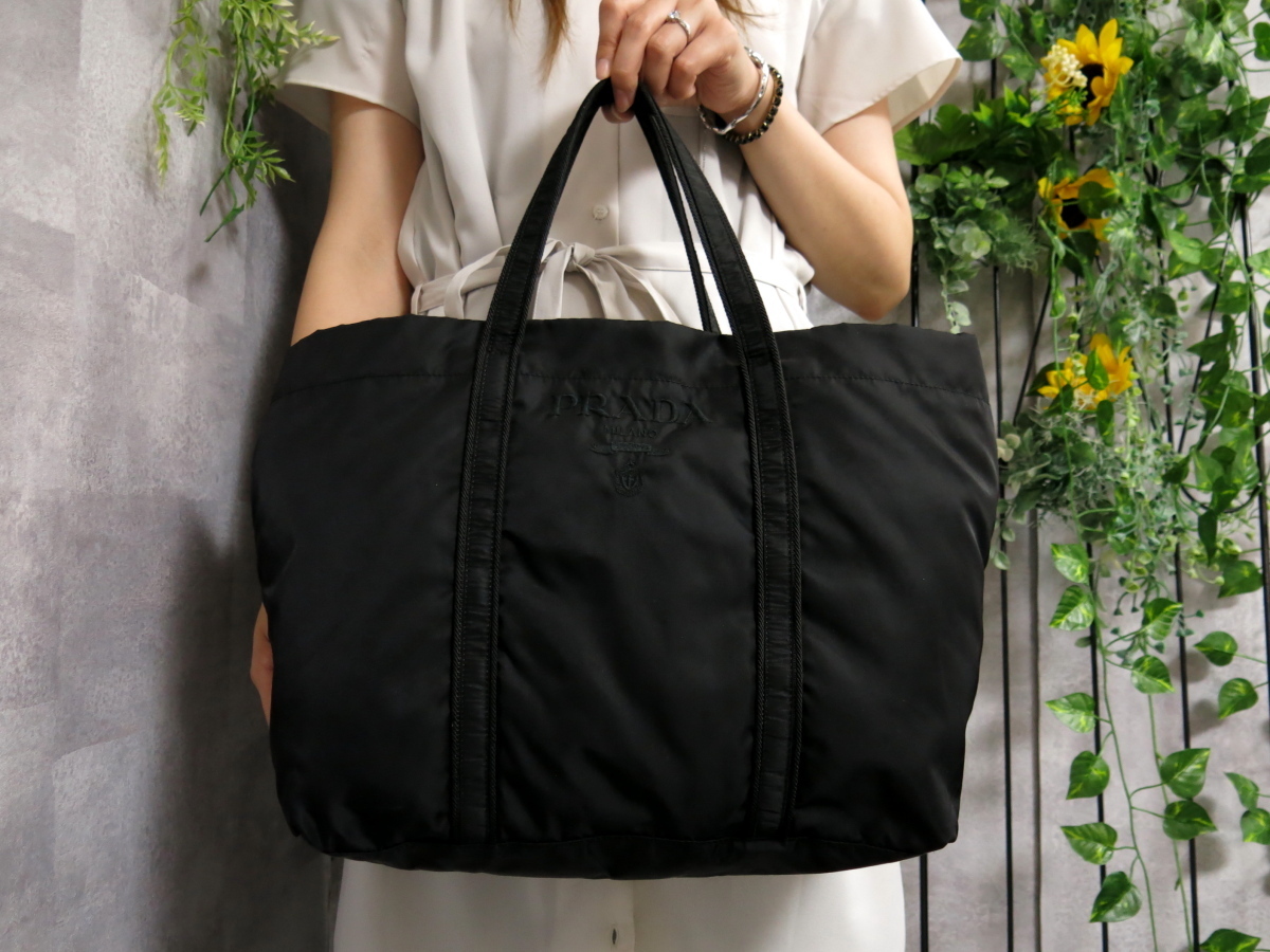 PRADA プラダロゴナイロントートバッグ www.bojongnews.semarangkota.go.id