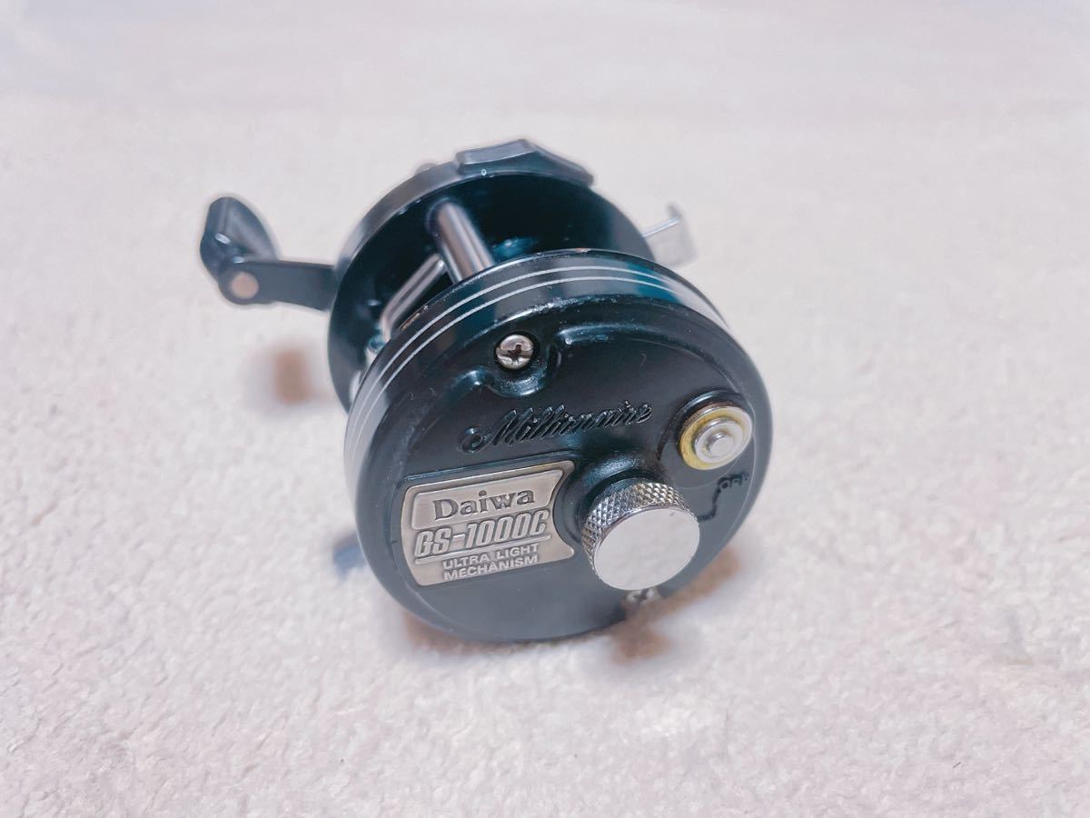 【美品】ベイトリール Millionaire/ミリオネア GS-1000C ダイワ/Daiwa ULTRA LIGHT MECHANISM