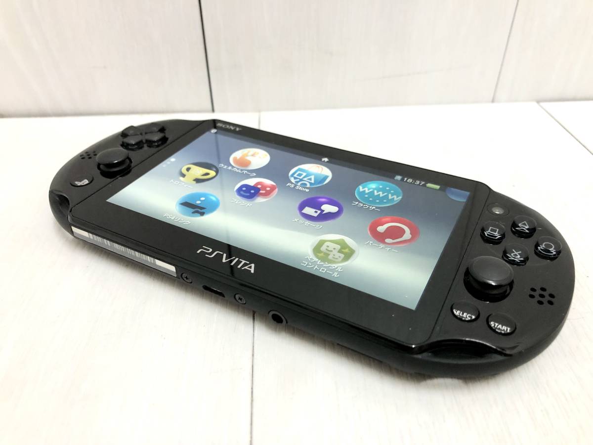 送料無料 ☆ PSVITA 本体 PCH-2000 Wi-Fiモデル SD8GB セット ブラック