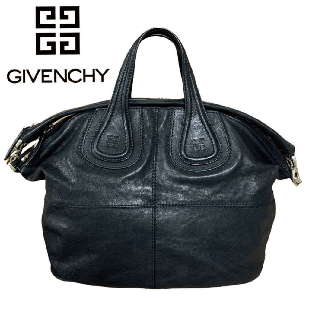 GIVENCHY ジバンシー ナイチンゲール ハンドバッグ 2way ショルダー-