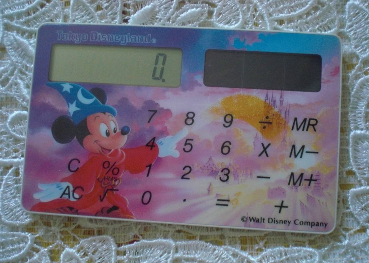 公式】 東京ディズニーランド(TDL) ミッキーマウス カード型ソーラー